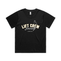 Black front flat lay