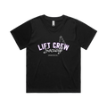 Black front flat lay
