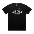 Black front flat lay