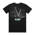 Black back flat lay