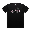 Black front flat lay