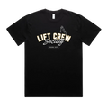 Black front flat lay