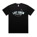 Black front flat lay