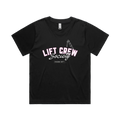Black front flat lay