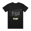 Black back flat lay