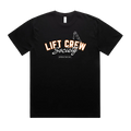 Black front flat lay