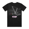 Crawler Crane Shirt - Pink / White