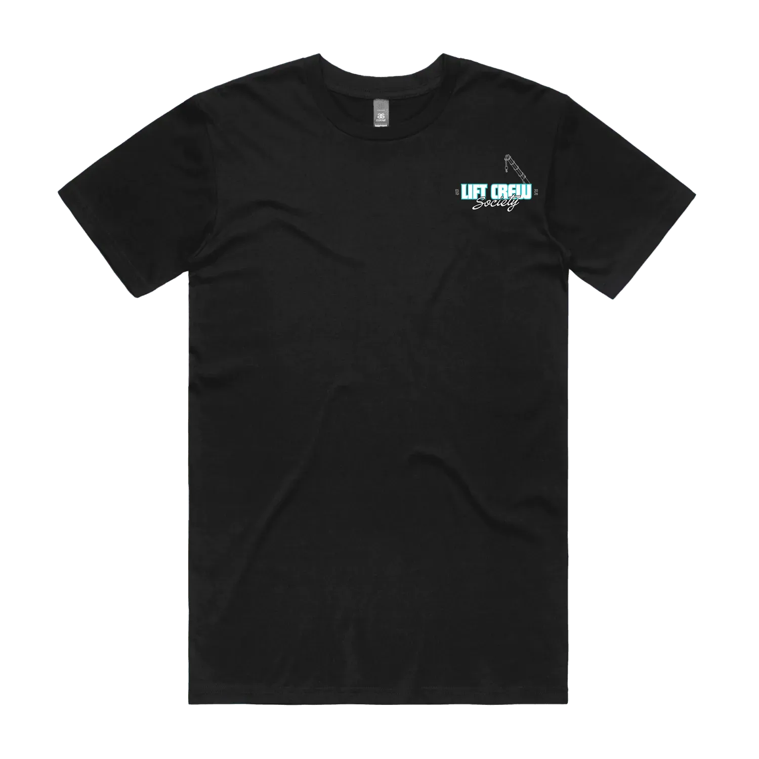 Mobile Crane Shirt - Aqua / White