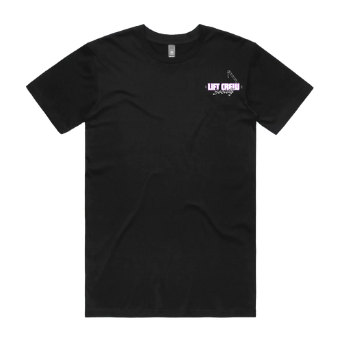 Crawler Crane Shirt - Purple/White
