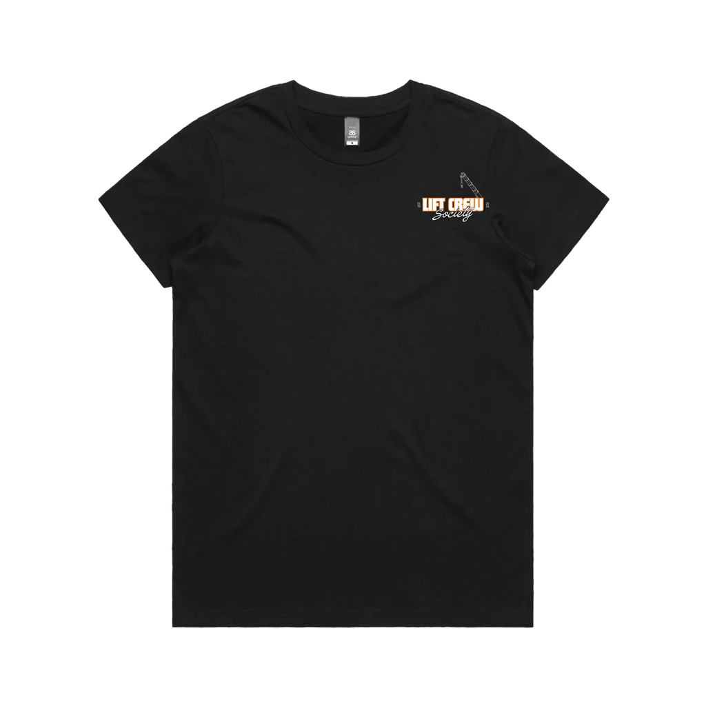 Tower Crane Shirt - Orange / White (Womens)