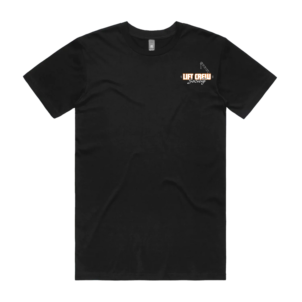 Tower Crane Shirt - Orange / White
