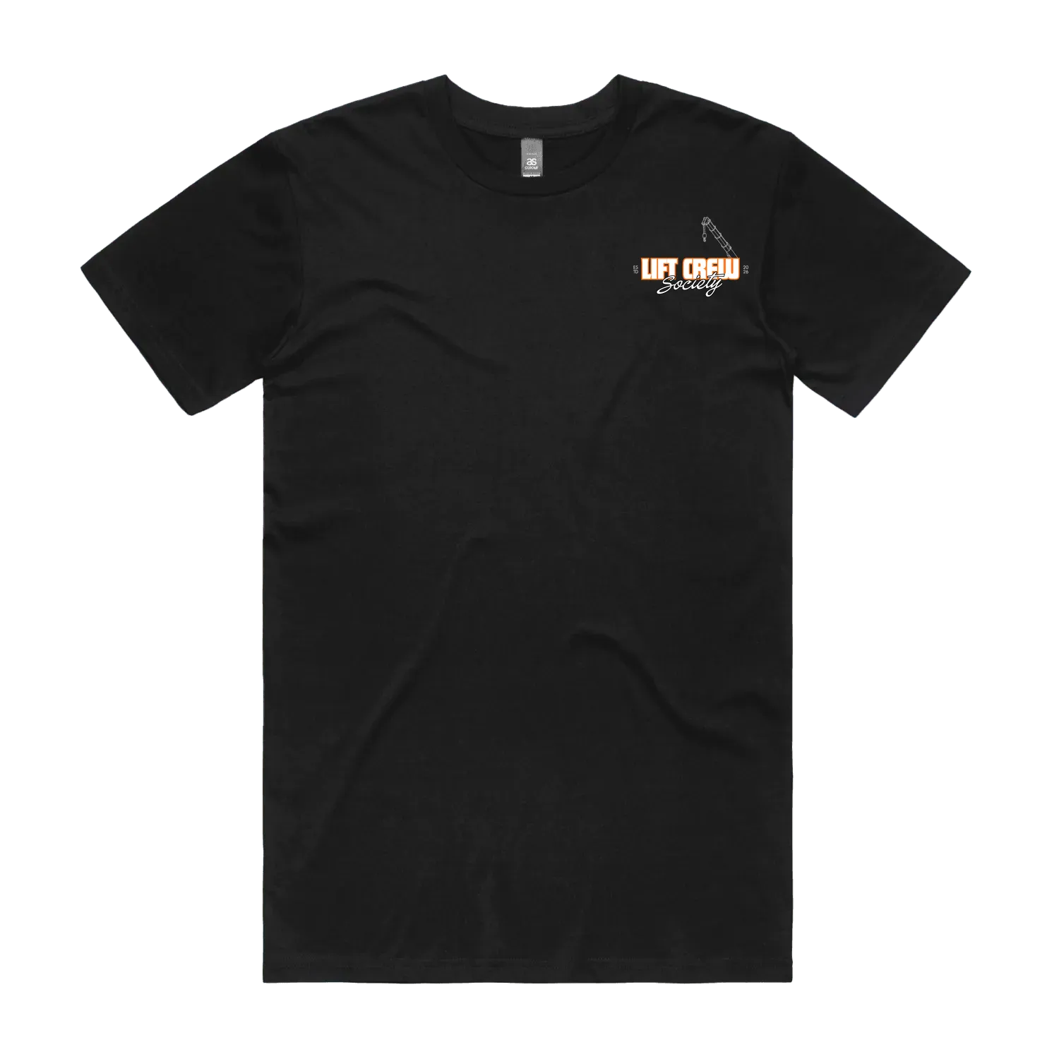 Tower Crane Shirt - Orange / White
