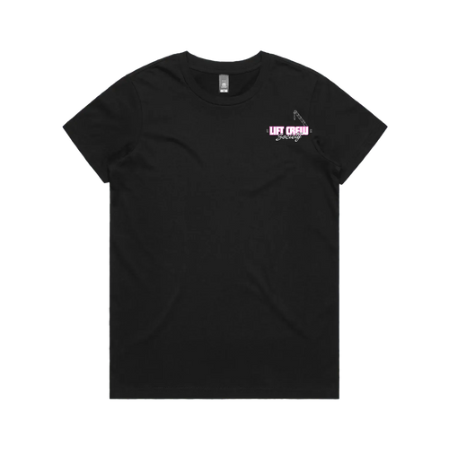 Crawler Crane Shirt - Pink/White (Womens)