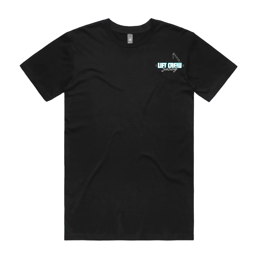 Crawler Crane Shirt - Aqua / White