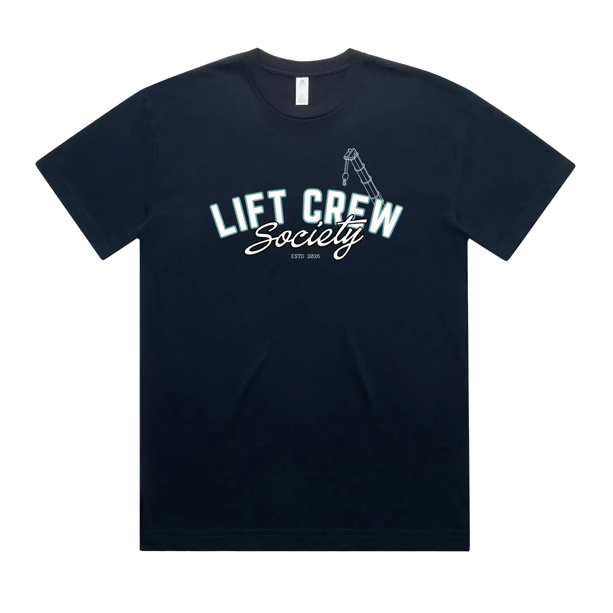 Navy front flat lay